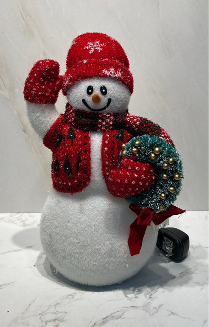 Fiber Optic Snowman