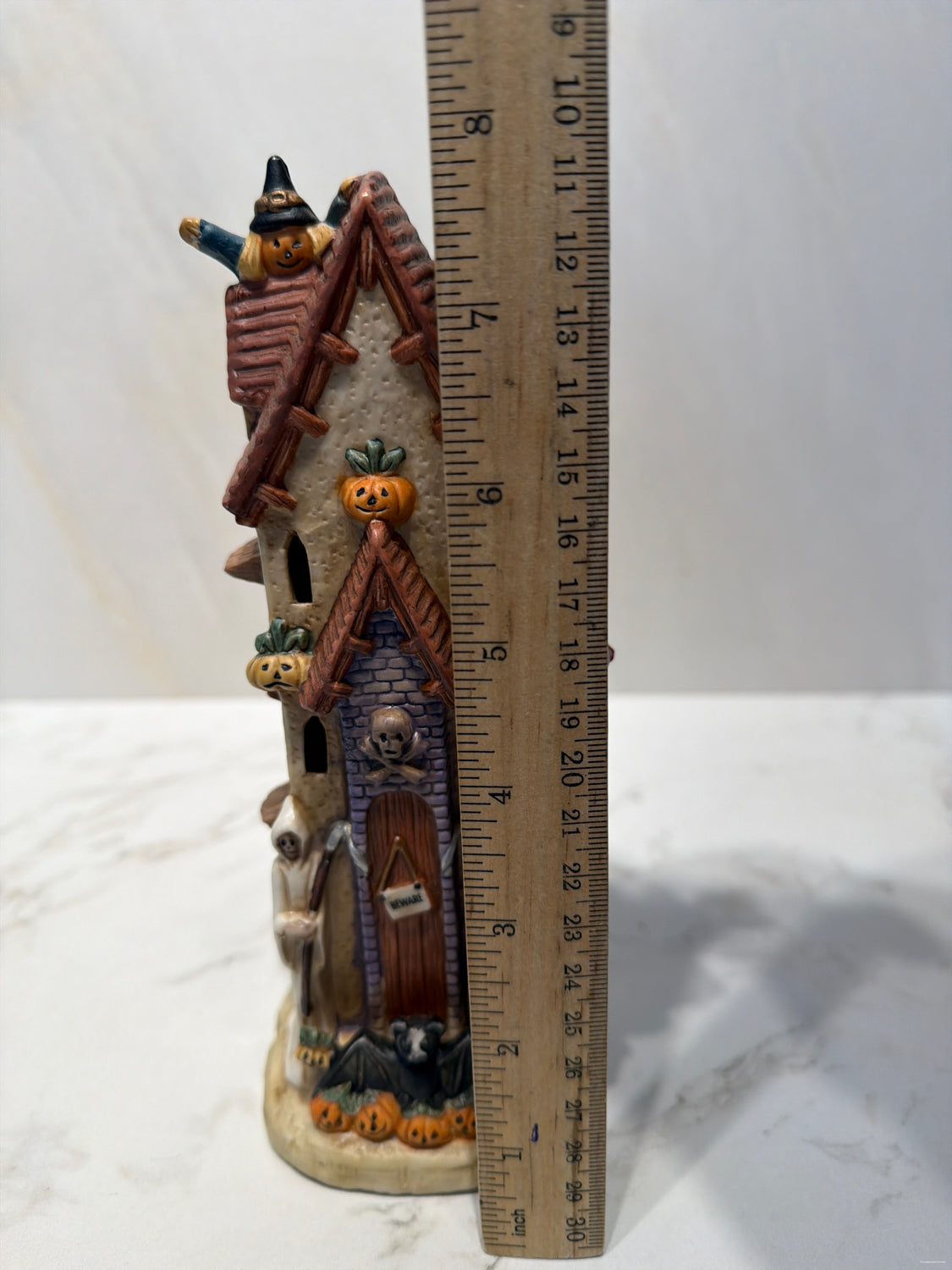 Lighted Halloween House