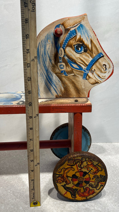 Vintage Wooden Horse