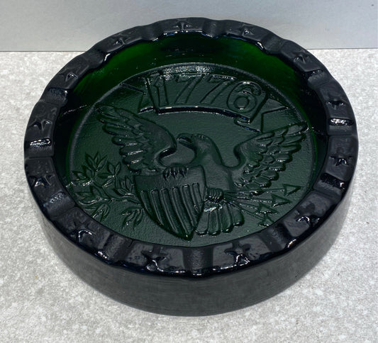 1776 Green Ashtray