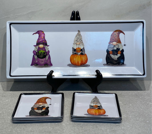 Set of Halloween Plates