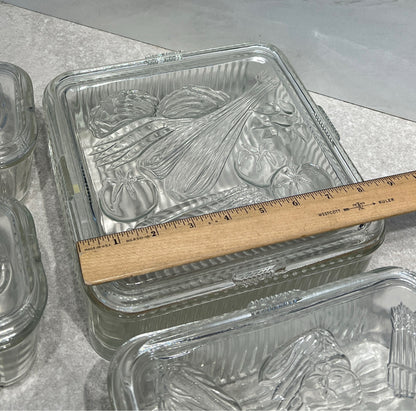 Set of 4 Refrigerator Jars