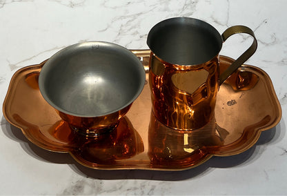 Sugar, Creamer, and Tray