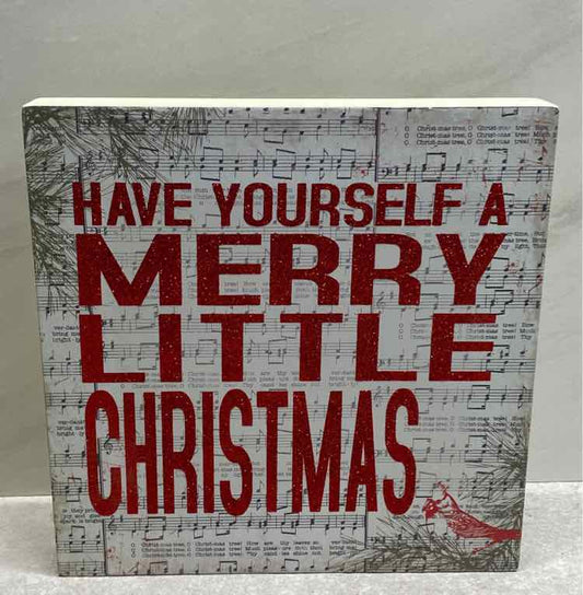 Christmas Box SIgn