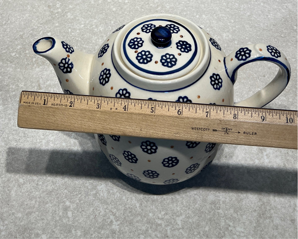 Polish Pottery Large Teapot