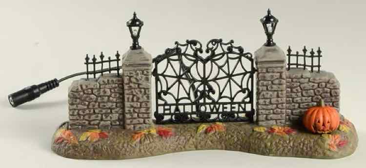 Dept. 56 halloween village gate