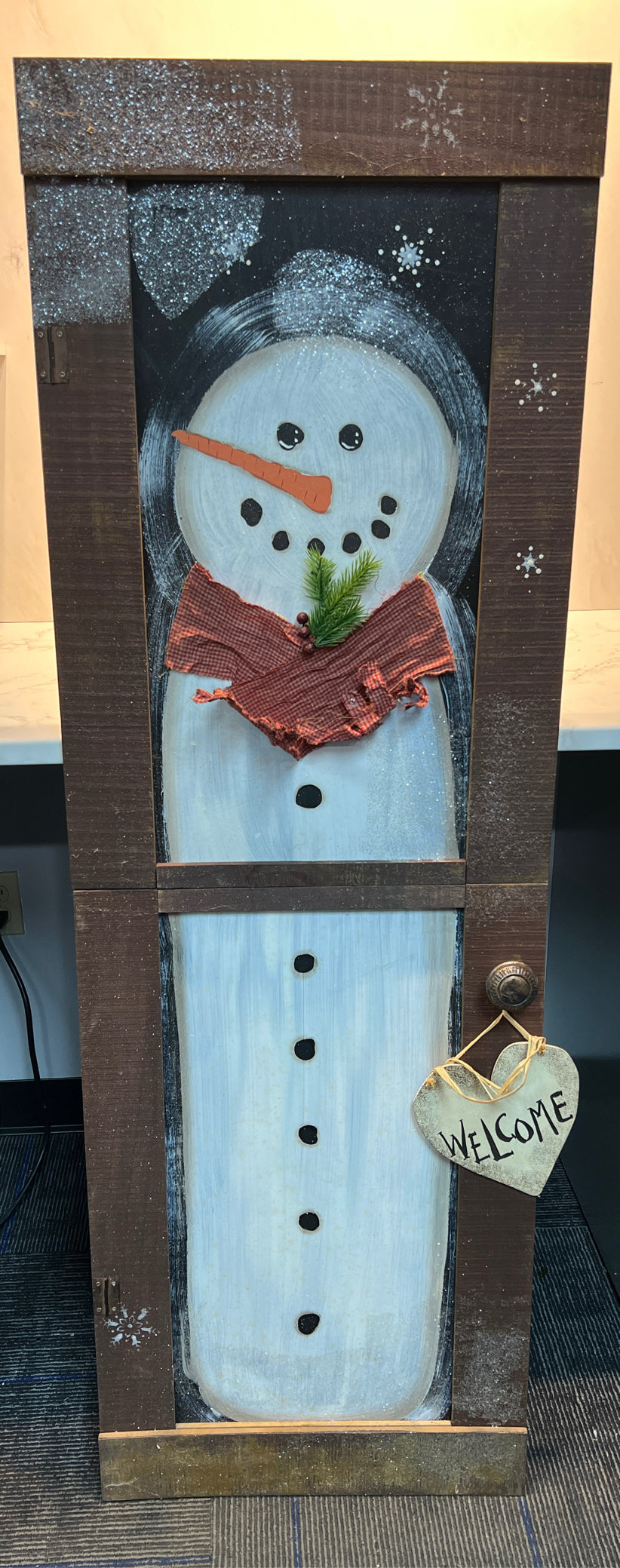 Snowman Door