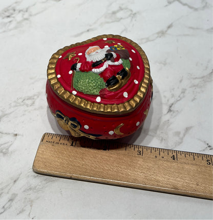 Santa Trinket Box