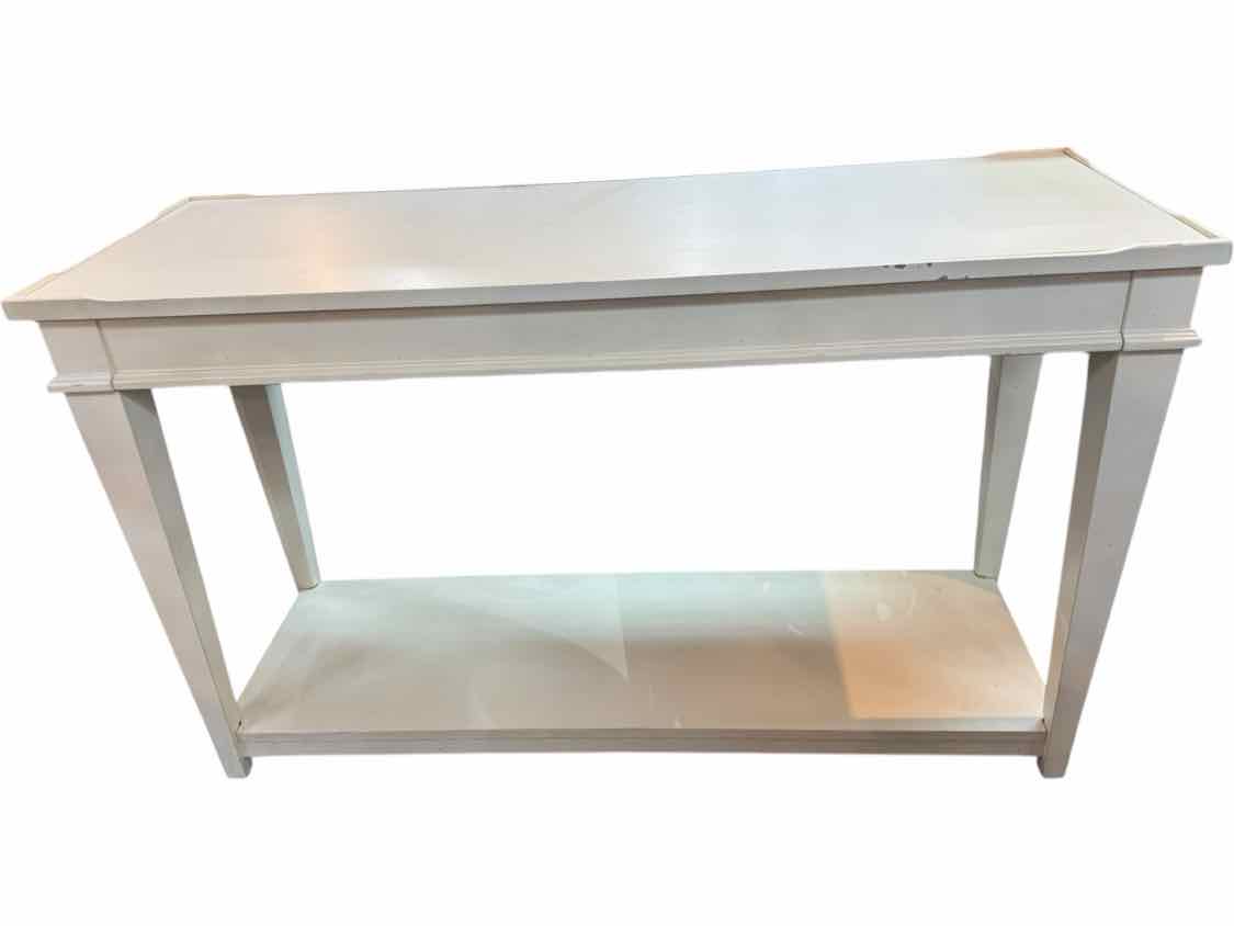 White Sofa Table