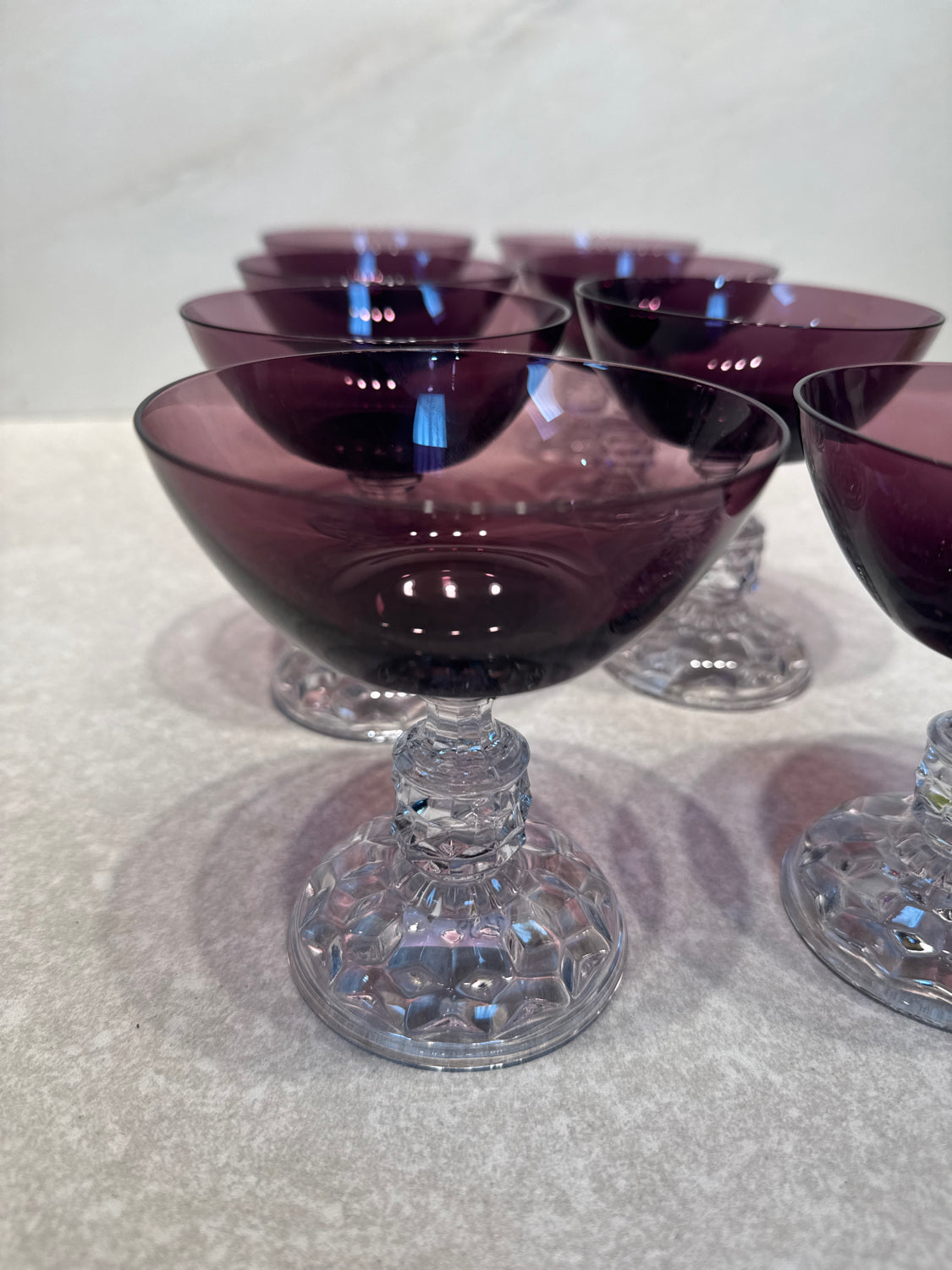 Set of 8 Fostoria Glasses