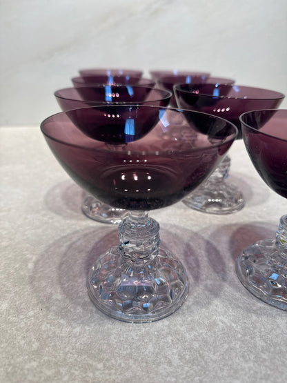 Set of 8 Fostoria Glasses