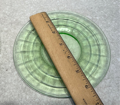 Set of 4 Green Uranium Plates