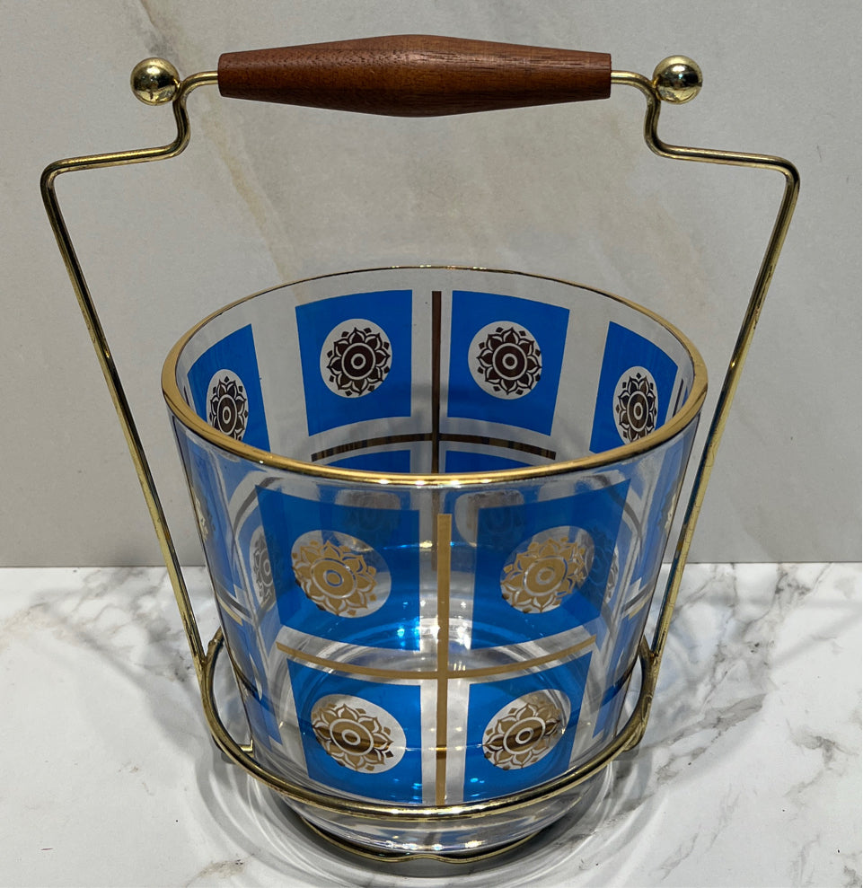 MCM Gold Medallion Ice Bucket