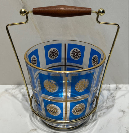 MCM Gold Medallion Ice Bucket