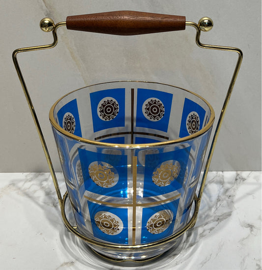 MCM Gold Medallion Ice Bucket