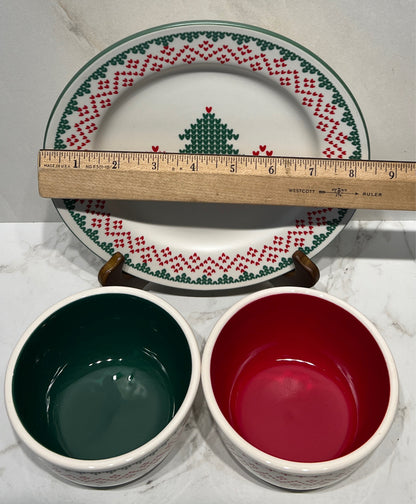 2 Bowls and Plates