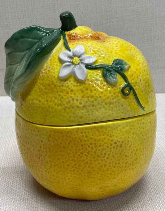 Covered Lemon Jar