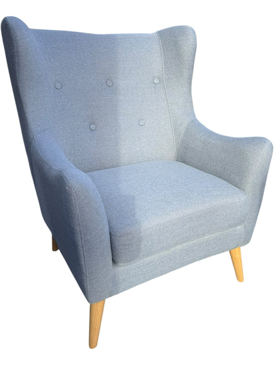 Gray Upholstered Chair