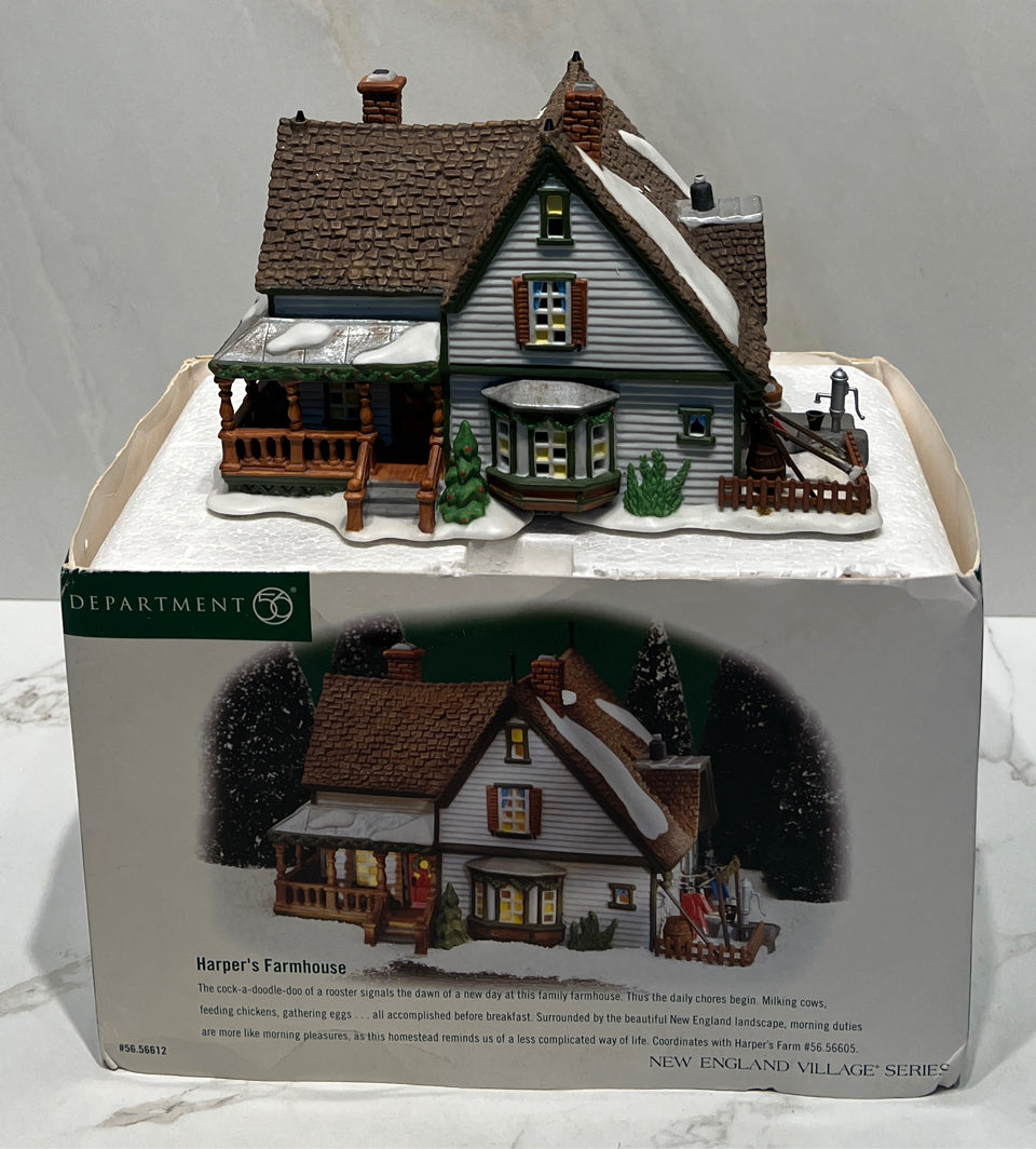 Dept. 56 Harper's Farmhouse - as is