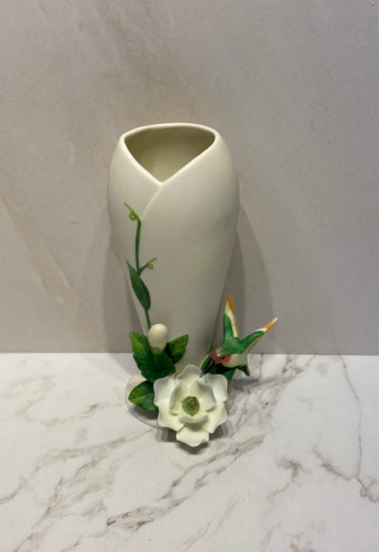 Vase with Hummingbird
