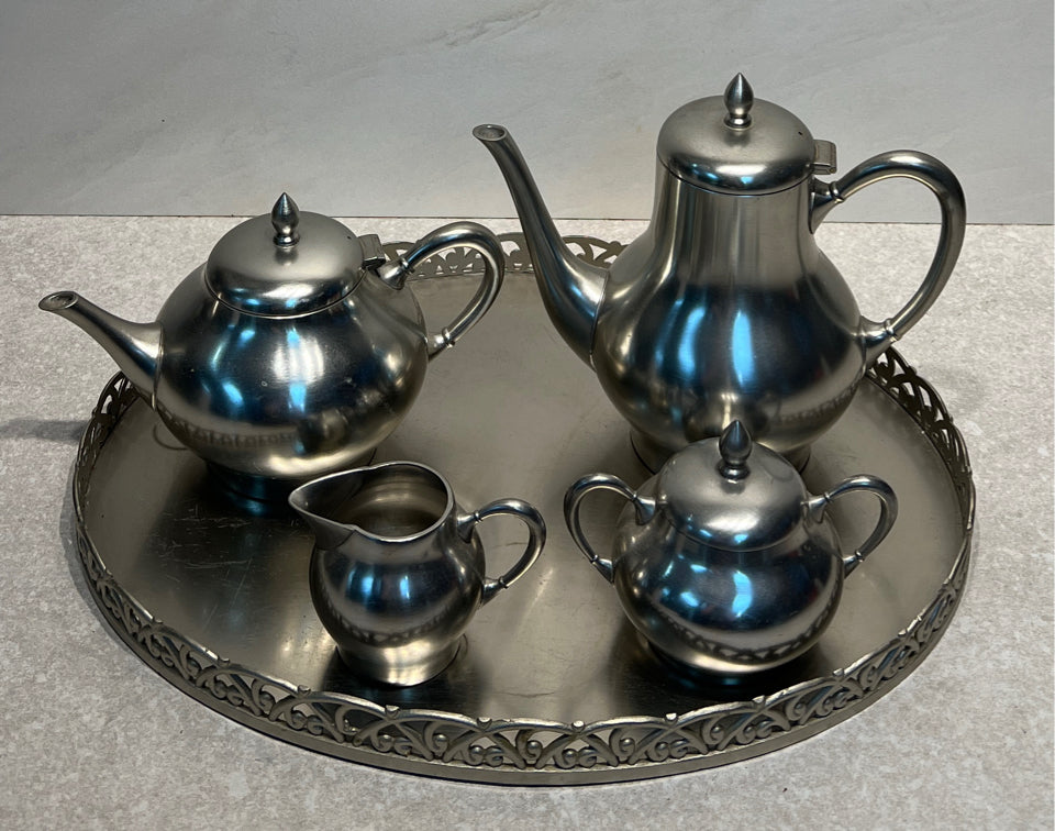 Pewter Tea Set