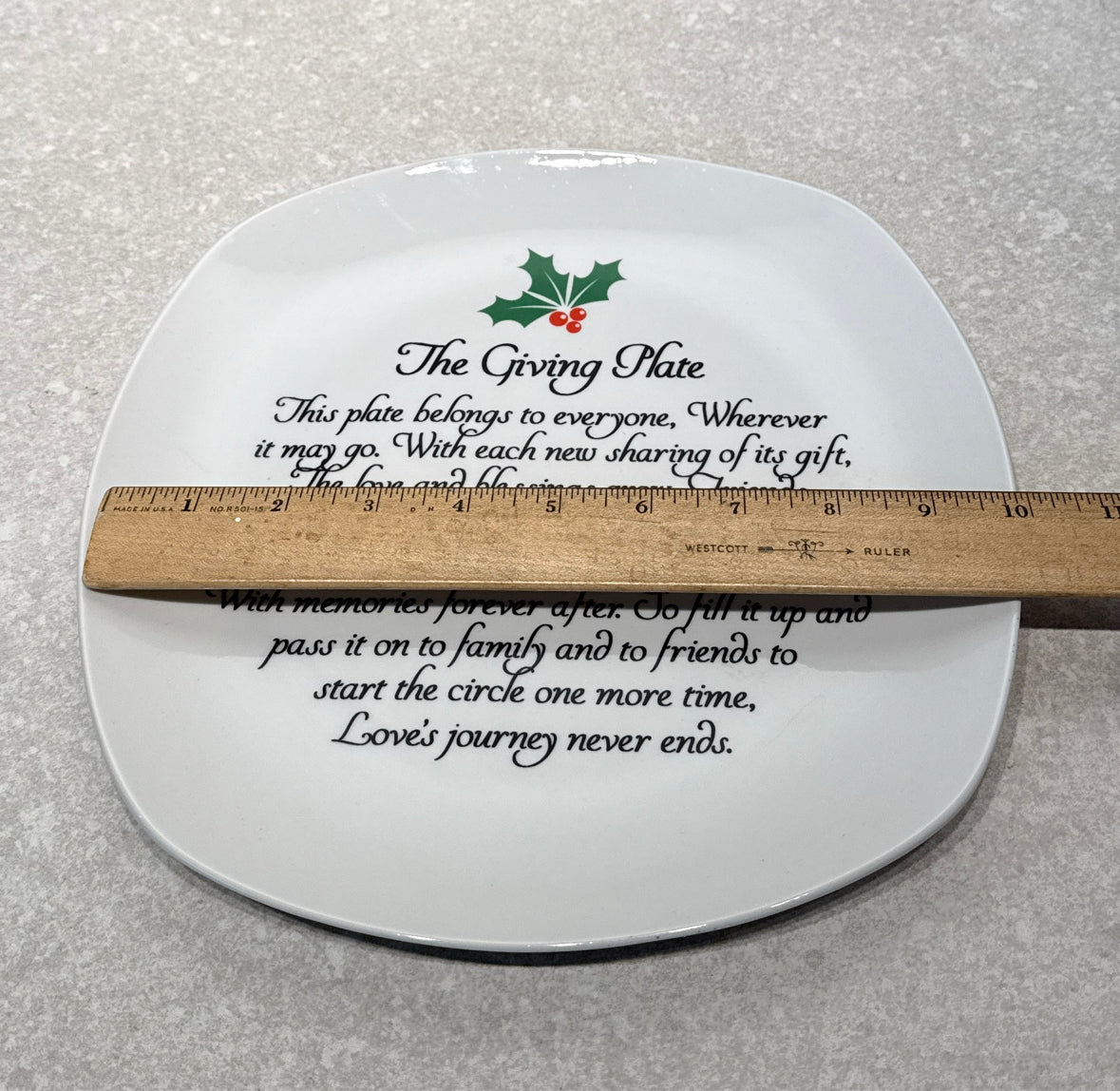 Giving Plate