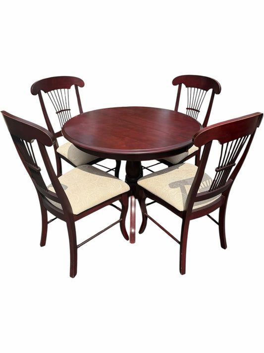 Bermex Table And 4 Chairs With Leaf