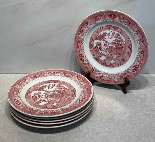 Set of 6 Willow Plates