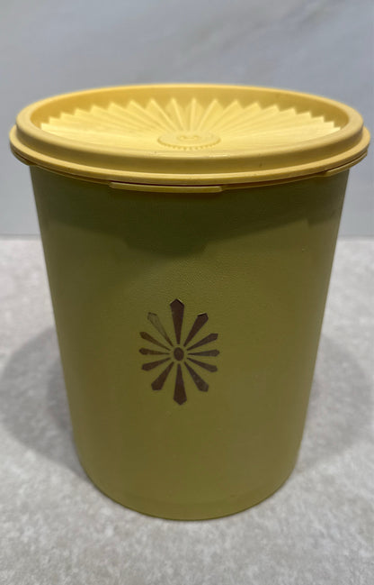 Covered Tupperware Canister