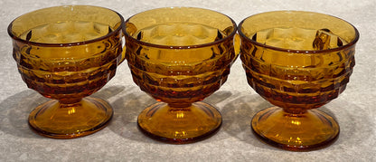 Set of 3 Amber Cups