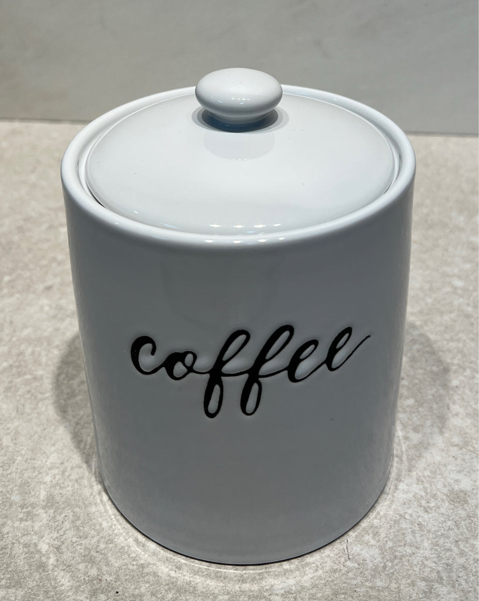 Covered Coffee Jar