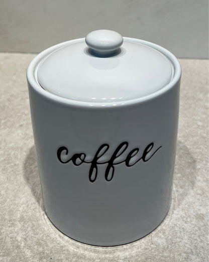 Covered Coffee Jar
