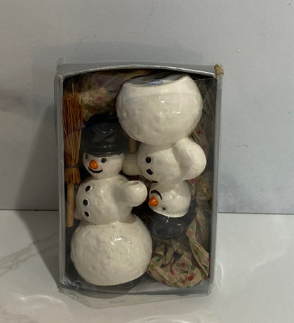Set of 2 Goebel Snowman