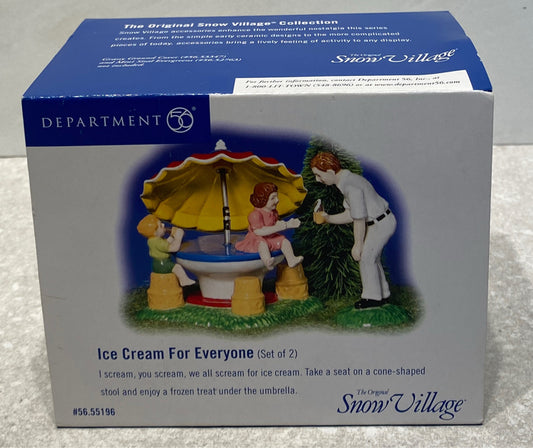Dept. 56 Ice Cream for Everyone