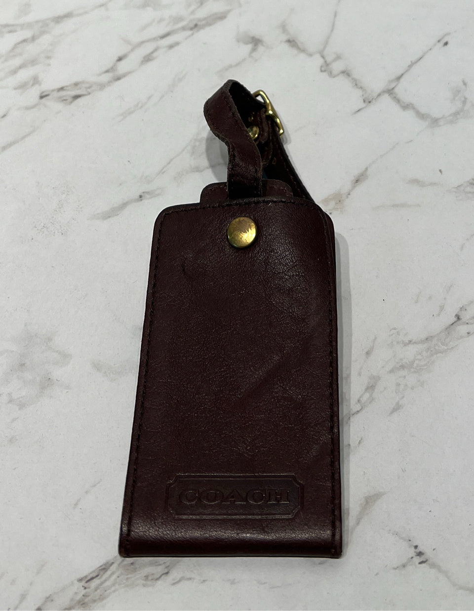 Coach Luggage Tag