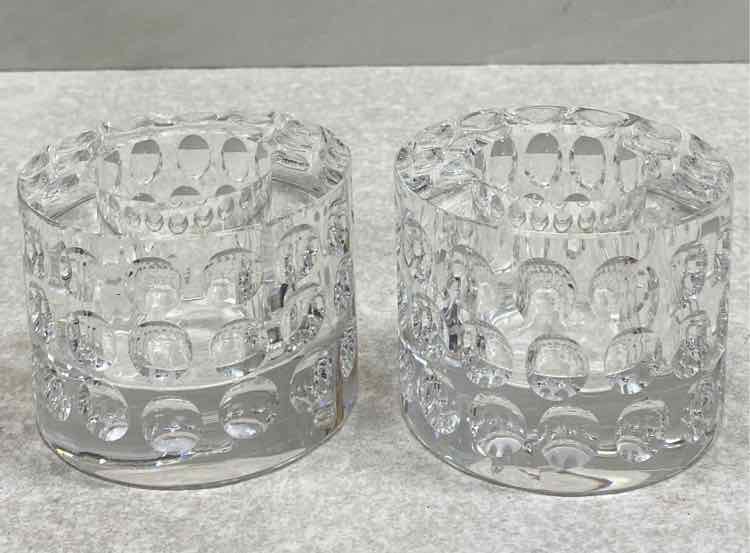 Pair of oleg Cassini Candleholders