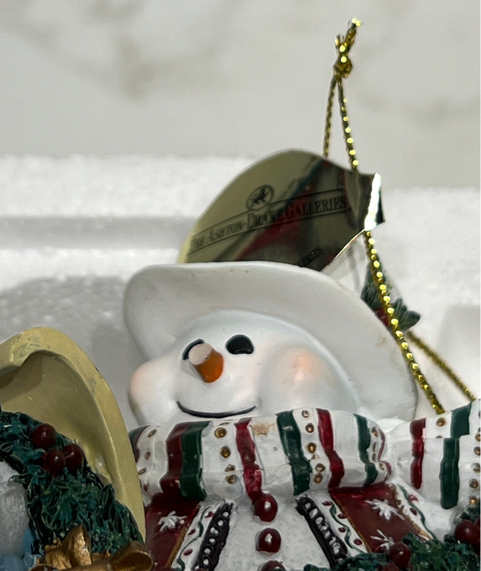 Thomas Kinkade Set of 3 Ornaments