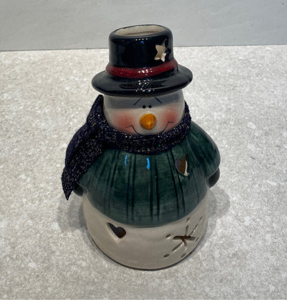 Snowman Tea Light Holder