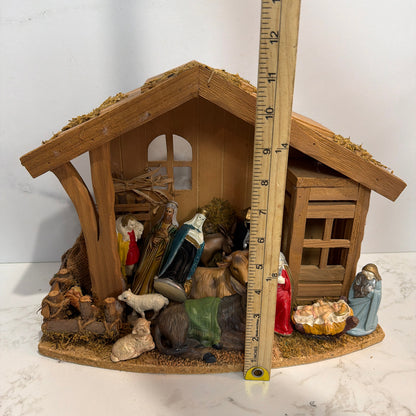 Nativity With Creche