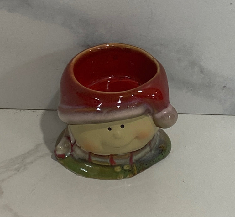 Santa Candleholder