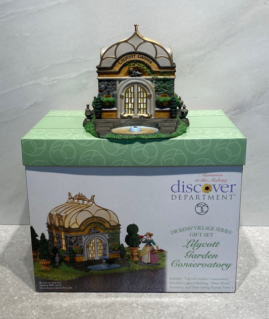 Dept. 56 Lilycott Garden Conservatory