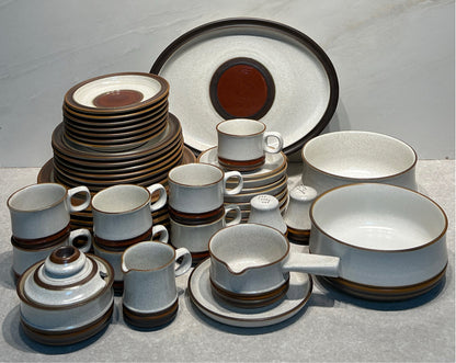Denby Potters Wheel Rust Red Dinnerware Set