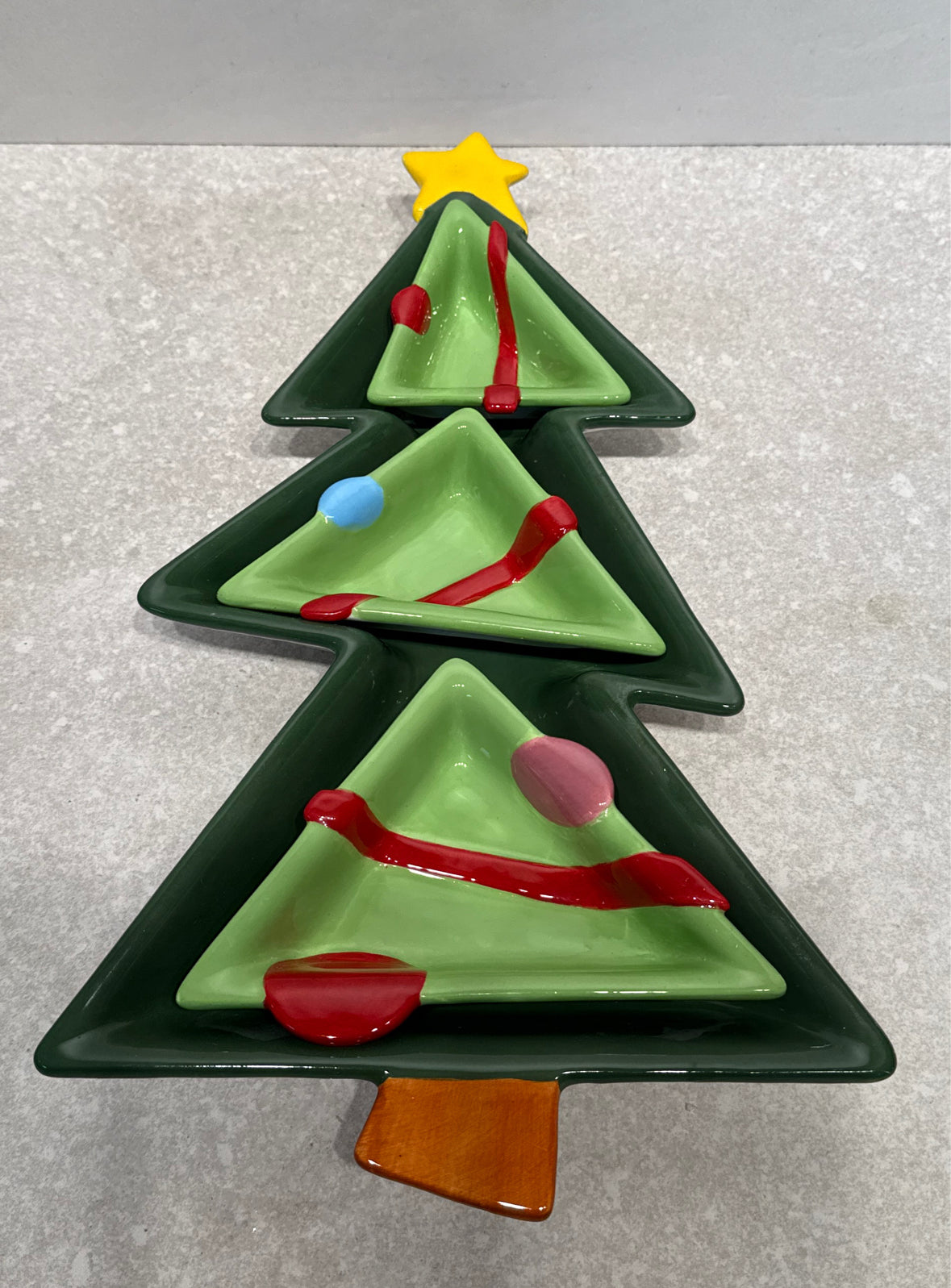 Christmas Tree Plate