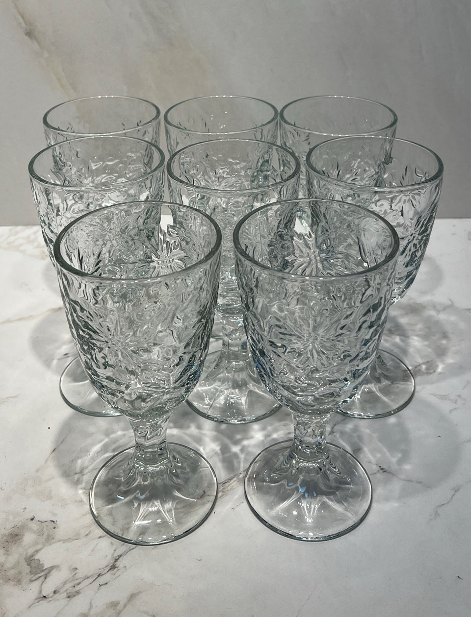 Set of 8 Princess House Goblets