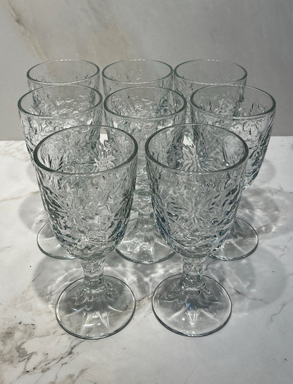 Set of 8 Princess House Goblets
