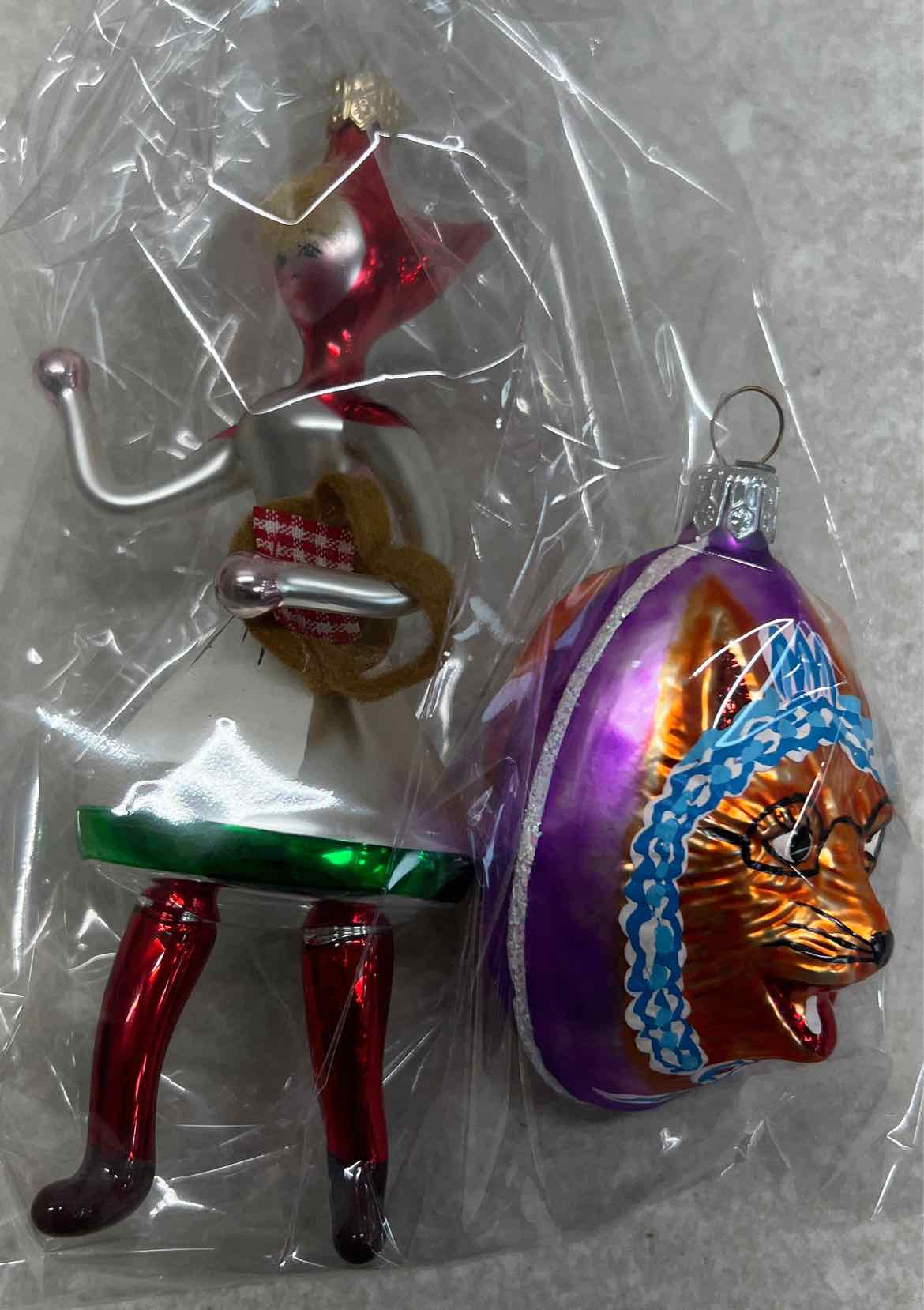 Radko Little Red Riding Hood (2 Ornaments)