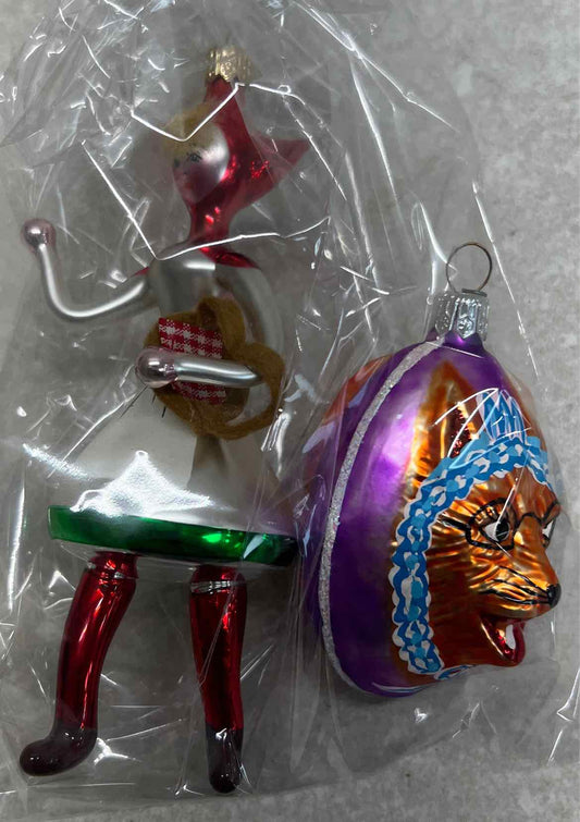 Radko Little Red Riding Hood (2 Ornaments)