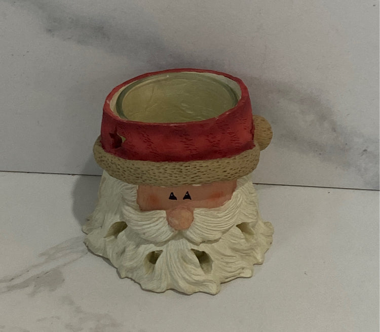 Santa Candle Holder