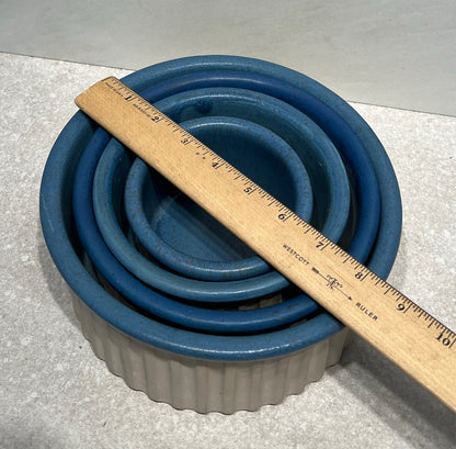 Bennington Pottery Set of 4 Nesting Bowls