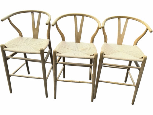 Set of 3 Pottery Barn Faith Stools